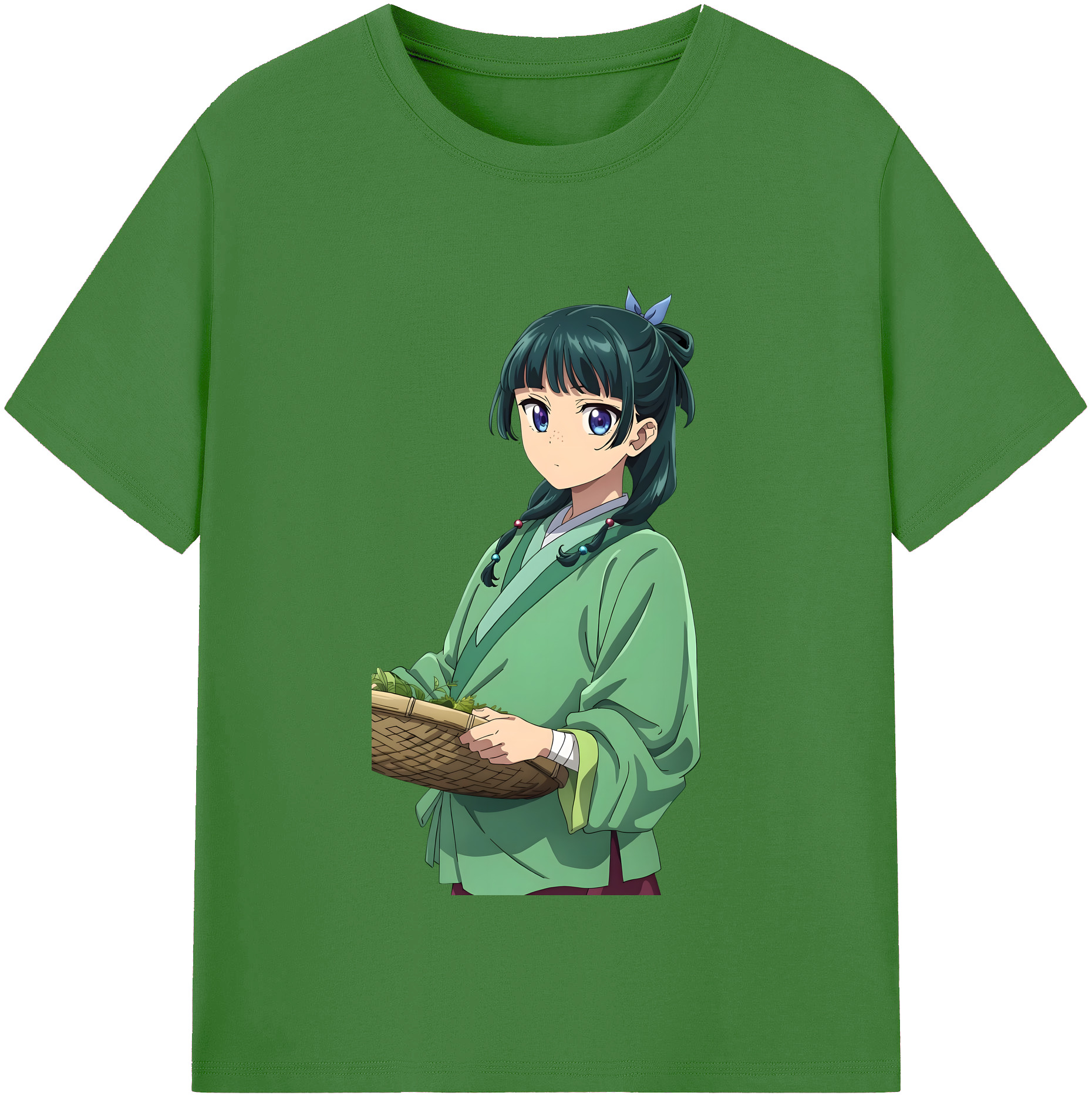 （画像用）  レディースカジュアルプリントTシャツ（綿100％）